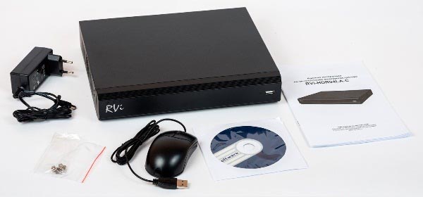 Комплектація HD-CVI відеореєстратора RVi