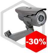 Монтаж системи відеоспостереження зі знижкою 30%