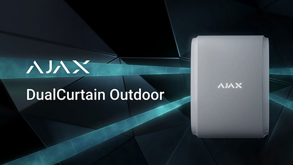 Ajax расширяет свою линейку безопасности за счет датчика DualCurtain