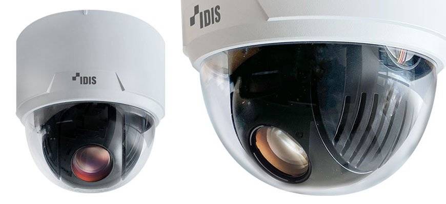 Швидкісна поворотна камера IDIS у компактному куполі