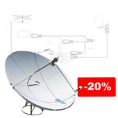 Установка супутникового телебачення зі знижкою 20%