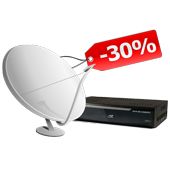 Установка спутникового ТВ со скидкой 30%