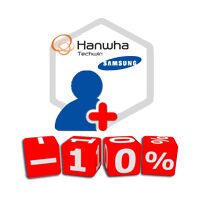 Відеоспостереження від Hanwha Techwin (Samsung) зі знижкою 10%