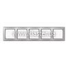 Рамка Legrand Valena 5 постів алюміній/срібло (770355)