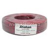 Акустический кабель Dialan CCA 2x0,75 мм красно-черный ПВХ 100 м (002122)