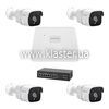Комплект видеонаблюдения на 4 камеры GreenVision GV-IP-K-W75/04 5MP (LP23192)