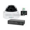 Комплект видеонаблюдения с распознаванием лиц на 1 IP камеру GreenVision GV-804 (LP23867)