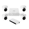 Комплект видеонаблюдения на 4 камеры GreenVision GV-IP-K-W95/4 5MP (LP30516)
