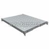 Полка CMS 19" 450мм, перф, сталь, 1,5мм, серая (UA-SH4-450G)