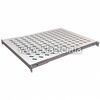Полка CMS 19" 600мм, перф, сталь, 2мм, серая (UA-SH4-600G)
