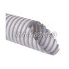 Труба гофрированная ПВХ легкая d16/10,7mm с протяжкой светло-серый Kopos (50м)