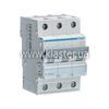 Автоматический выключатель Hager QC 3P 6kA C-25A 3M (MCS325)