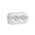 Розетка Legrand Forix 2+2к без шторок білий (782412)
