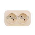 Розетка Legrand Forix 2+2к без шторок слонова кістка (782442)