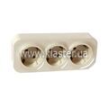Розетка Legrand Forix 3+2к+3 зі шторками слонова кістка (782448)