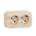 Розетка Legrand Forix 2+2к+3 зі шторками слонова кістка (782453)