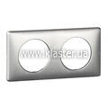 Рамка Legrand Celiane 2 поста титан (068902)