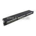 Патч-панель Kingda 19", 24xRJ45, STP, кат.5E, 1U (KD-PP30-STP-C5e-24P)