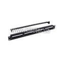 Патч-панель Kingda 19", 24xRJ45, UTP, Cat.6, 1U, организатор (KD-PP07-UTP-C6-24P)