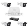 Комплект видеонаблюдения на 4 камеры GreenVision GV-IP-K-W75/04 5MP (LP23192)
