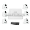 Комплект відеоспостереження на 6 камер GreenVision GV-IP-K-W71/06 3MP (LP22863)