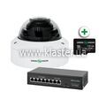 Комплект видеонаблюдения с распознаванием лиц на 1 IP камеру GreenVision GV-804 (LP23867)