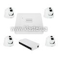 Комплект видеонаблюдения на 4 камеры GreenVision GV-IP-K-W96/4 3MP (LP30515)