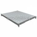 Полиця CMS 19" 450мм, перф, сталь, 1,5мм, сіра (UA-SH4-450G)