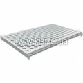 Полка CMS 19" 950мм, перф, сталь, 2мм, серая (UA-SH4-950G)