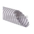 Труба гофрированная ПВХ легкая d16/10,7mm с протяжкой светло-серый Kopos (25м)