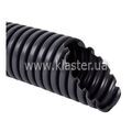 Труба гофрована ПВХ легка d16/10,7mm із протяжкою чорний Kopos (25м)