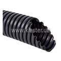 Труба гофрированная ПВХ тяжелая d16/10,7mm с протяжкой черный Kopos (50м)