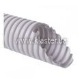 Труба гофрированная ПВХ тяжелая d32/24,3mm с протяжкой темно-серый Kopos (50м)