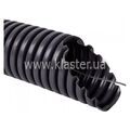 Труба гофрована ПЕ легка d16/10,7mm із чорною протяжкою Kopos (100м)