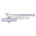 Доводчик дверей 40-65 кг SEVEN DC-7742HP silver (механизм фиксации) (DC7742HPs)