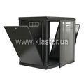 Комутаційна шафа CMS 15U 600х600х773 L-type скло акрил чорний (UA-MGSW1L156B)
