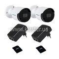 Комплект відеоспостереження GreenVision Face ID на 2 камери GV-812