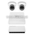 Комплект видеонаблюдения GreenVision на 2 камеры GV-IP-K-W100/2 6MP