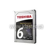 Жесткий диск Toshiba 6TB 7200RPM 6GB/S 128MB (HDWE160UZSVA)