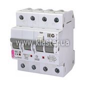 Диф. автомат ETI KZS-4M 3p+N C 16/0,03 тип AC (6kA) (2174024)