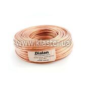 Акустичний кабель Dialan CCA 2x1,50 мм прозорий ПВХ 100 м (002119)