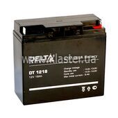 Аккумулятор Delta DT 1218, 12 В, 18 Ач, AGM