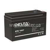 Акумулятор Delta DTS 1207, 12 В, 7,2 Аг, AGM