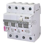 Диф. автомат ETI KZS-4M 3p+N C 6/0,03 тип AC 6kA (2174021)