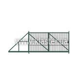 Ворота откатные Заграда из сварной 3D сетки h=1.5м L=3.0 З-6005 (VRTo150306005)