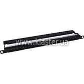 Патч-панель Kingda 19", 24xRJ45, STP, кат.5E, 0.5U, организатор (KD-PP41-STP-C5e-24P-0.5U)