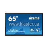 Интерактивный IPS UHD ЖК дисплей IIYAMA 65" 16:9, 24/7, (TE6512MIS-B3AG)