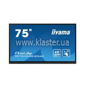 Интерактивный IPS UHD ЖК дисплей IIYAMA 75" 16:9, 24/7, (TE7512MIS-B3AG)