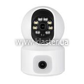 Беспроводная поворотная камера 2 объектива GreenVision GV-186-GM-DIG40-10 PTZ 2x2MP (LP21379)