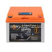 Аккумулятор LogicPower LiFePO4 12,8V - 32 Ah BMS 40А LCD Smart BT (LP29993)